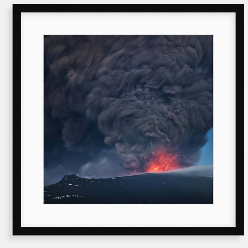 Ash plume from the Eyjafjallajokull eruption by Anonymous