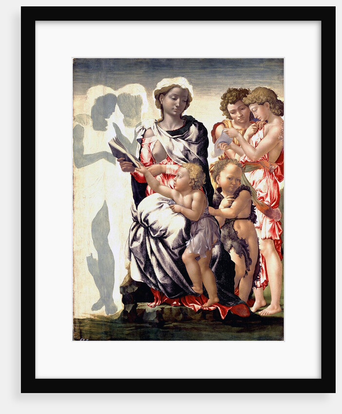 The Madonna and Child with Saint John and Angels by Michelangelo