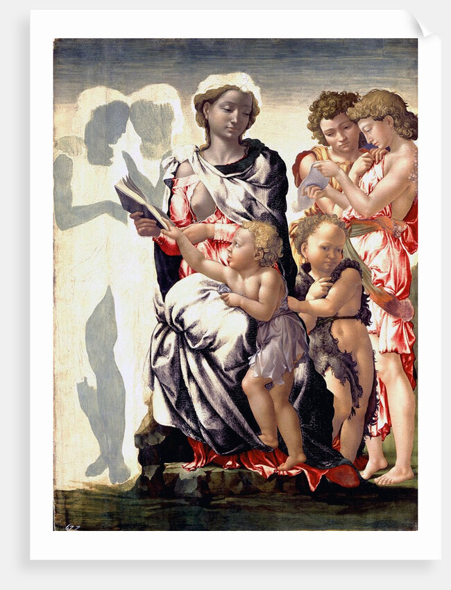 The Madonna and Child with Saint John and Angels by Michelangelo