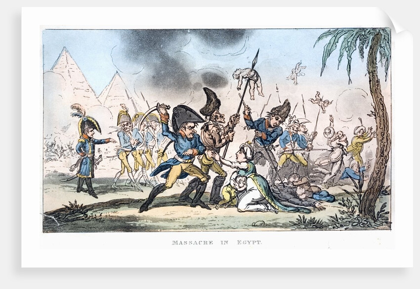 Massacre in Egypt by George Cruikshank