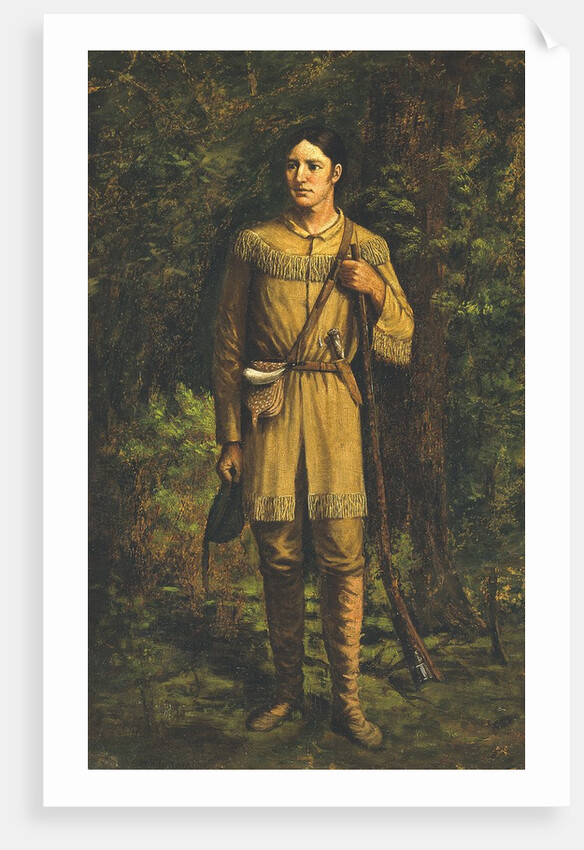 Portrait of Davy Crockett by Anonymous