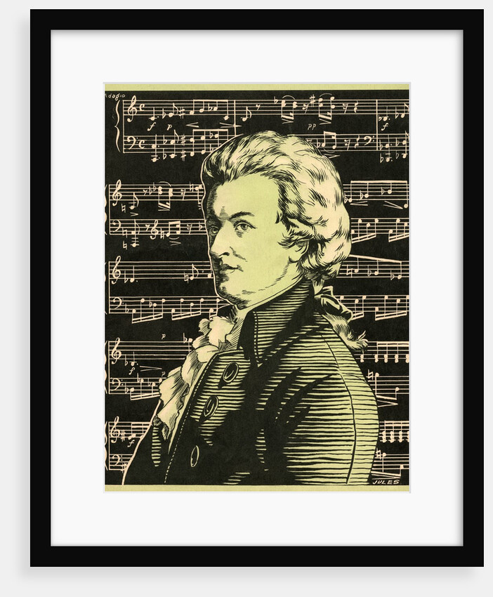 Wolfgang Amadeus Mozart by Anonymous