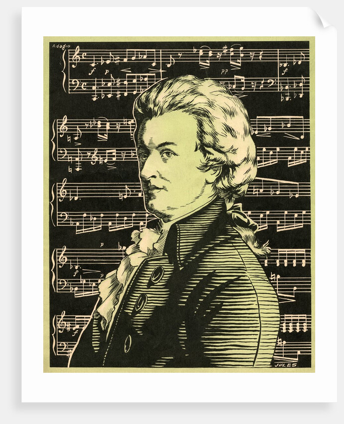 Wolfgang Amadeus Mozart by Anonymous