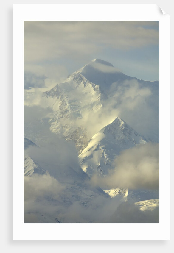 Cumulus clouds around Mt.McKinley by Anonymous