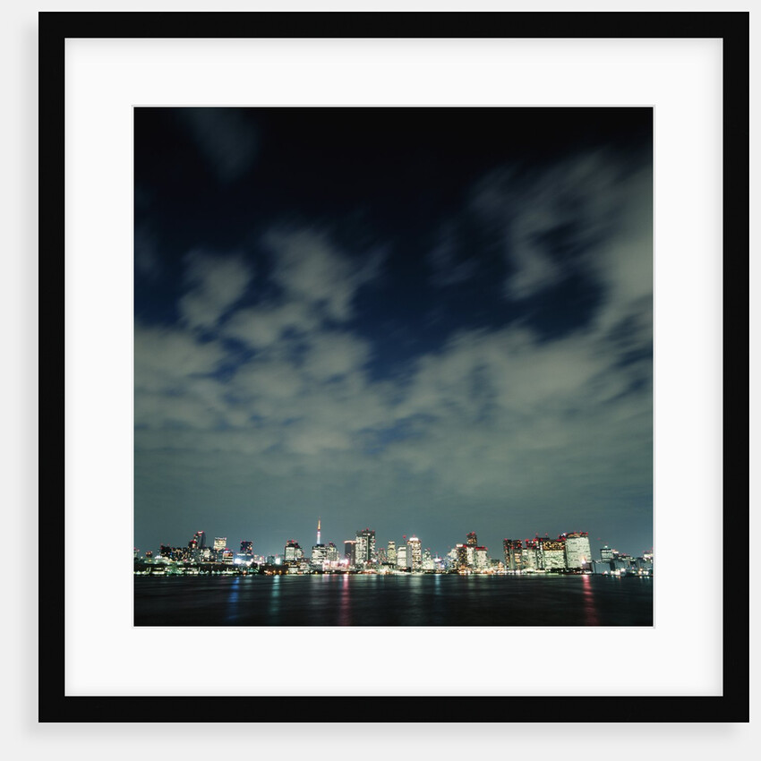 Tokyo skyline at night by Anonymous