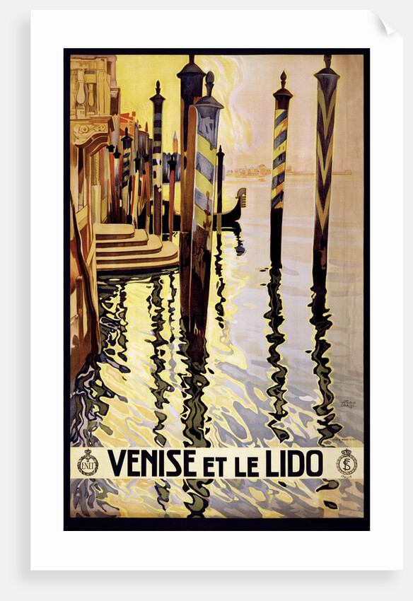 Venise et le Lido poster by Anonymous