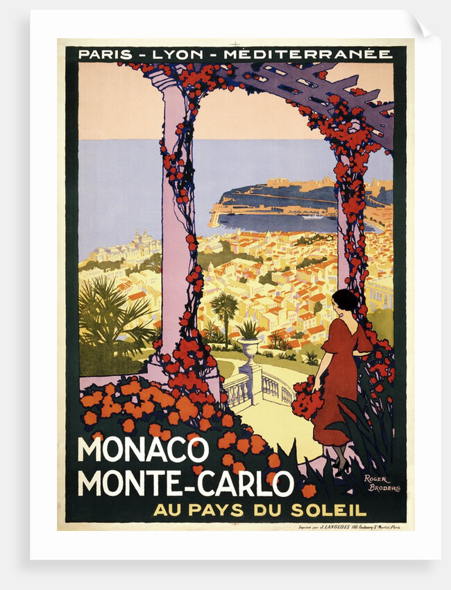 Monaco Monte-Carlo poster by Anonymous