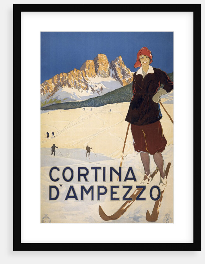 Cortina d'Ampezzo poster by Anonymous
