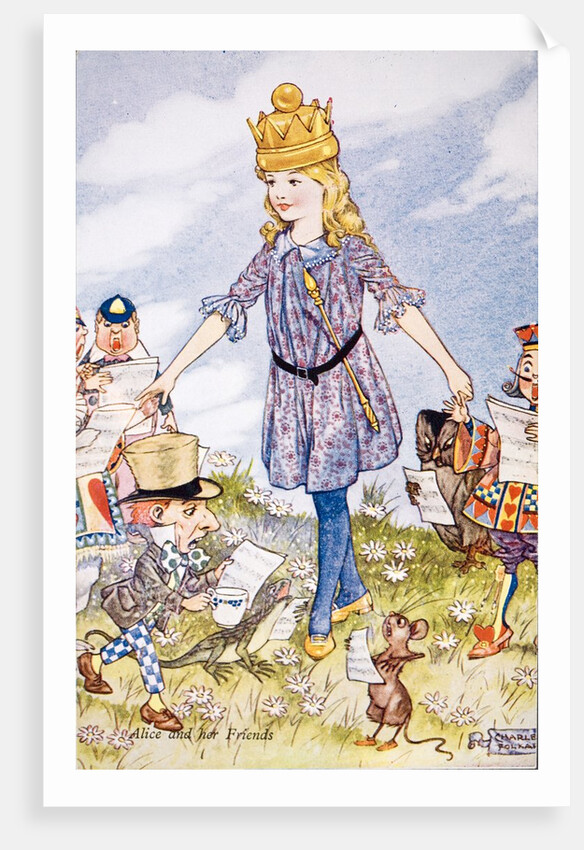 Alice and Her Friends by Charles Folkard