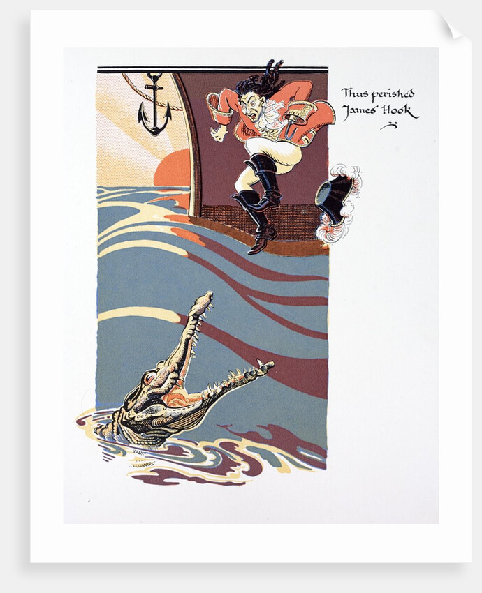 The death of Captain Hook by Anonymous