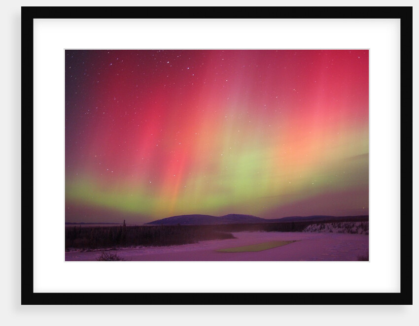 Aurora Borealis or Northern Lights, Yukon. by Anonymous