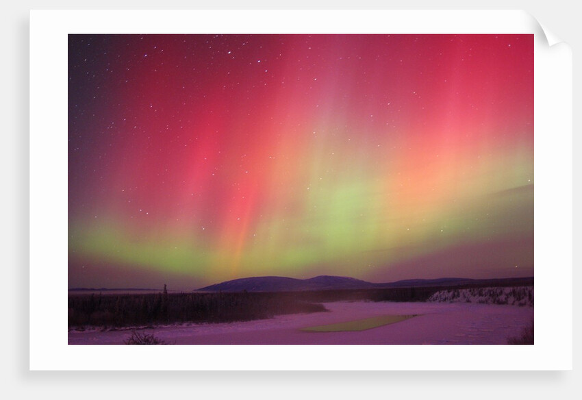 Aurora Borealis or Northern Lights, Yukon. by Anonymous