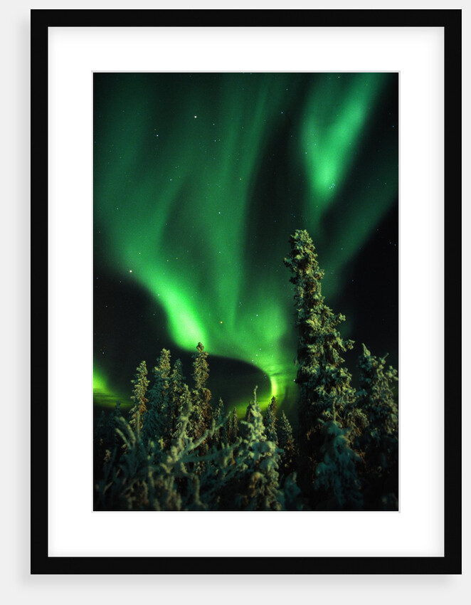 Aurora Borealis or Northern Lights, Yukon. by Anonymous