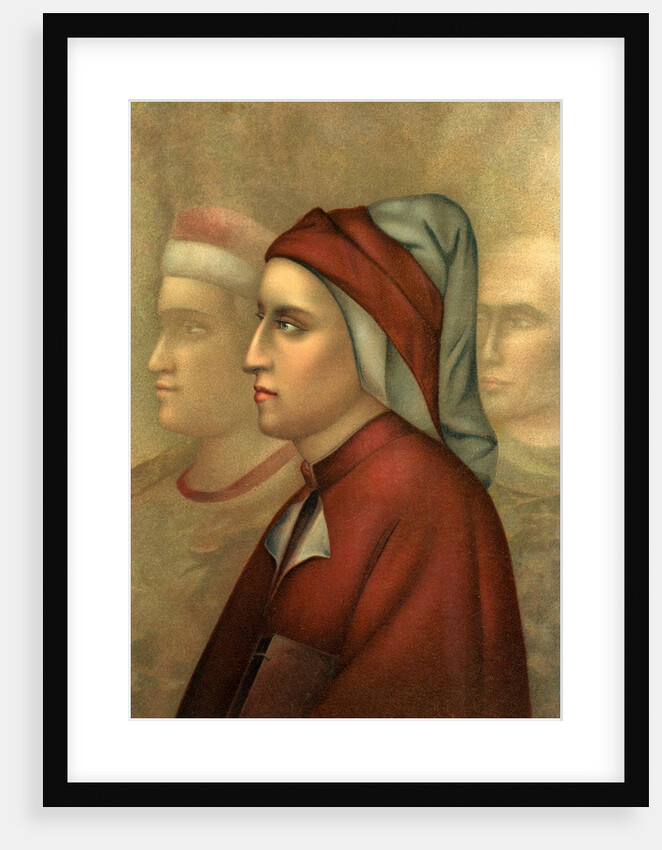 Profile portrait of Dante by Anonymous