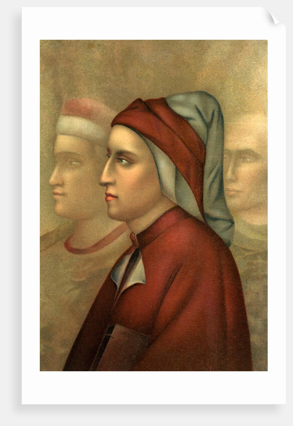 Profile portrait of Dante by Anonymous