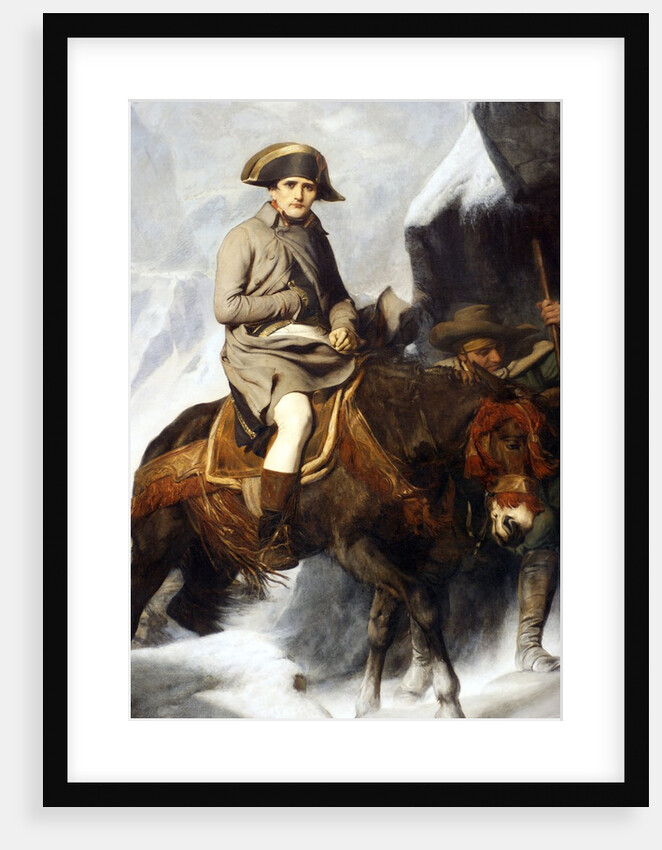 Napoleon Bonaparte Crossing the Alps in 1800 by School of Paul Delaroche