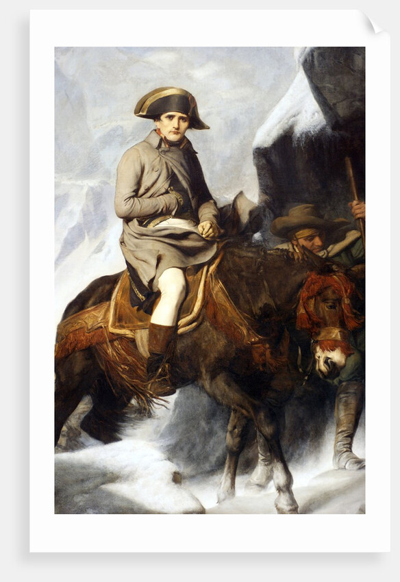 Napoleon Bonaparte Crossing the Alps in 1800 by School of Paul Delaroche