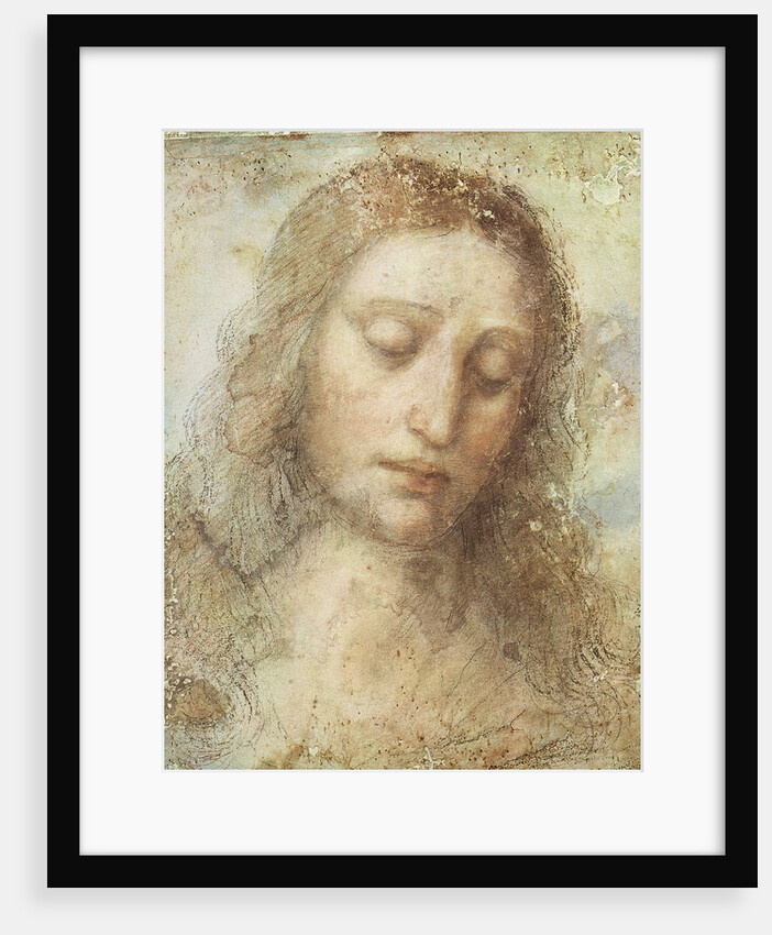 Head of Christ by Leonardo da Vinci
