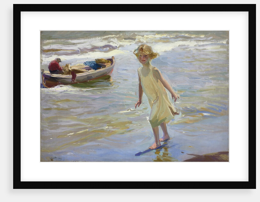 Girl on the Beach by Joaquin Sorolla y Bastida
