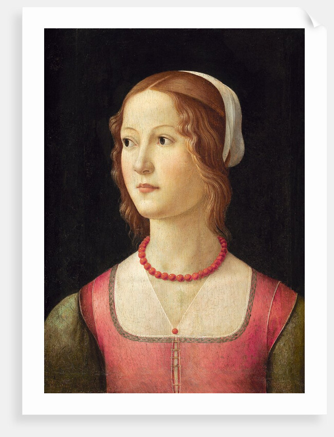 Portrait of a Young Woman by Domenico Ghirlandaio