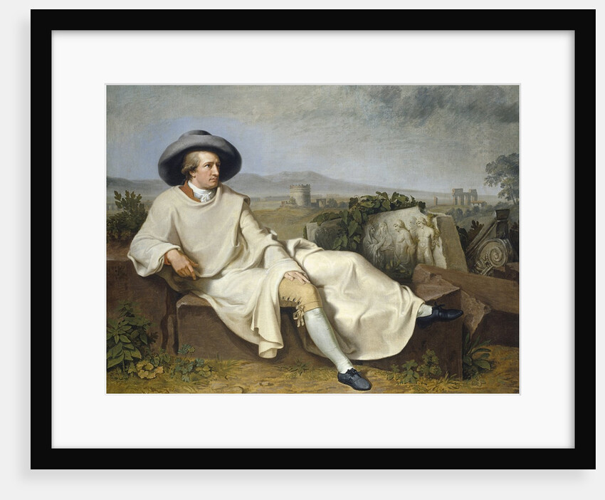 Goethe in the Roman Campagna by Johann H.W. Tischbein