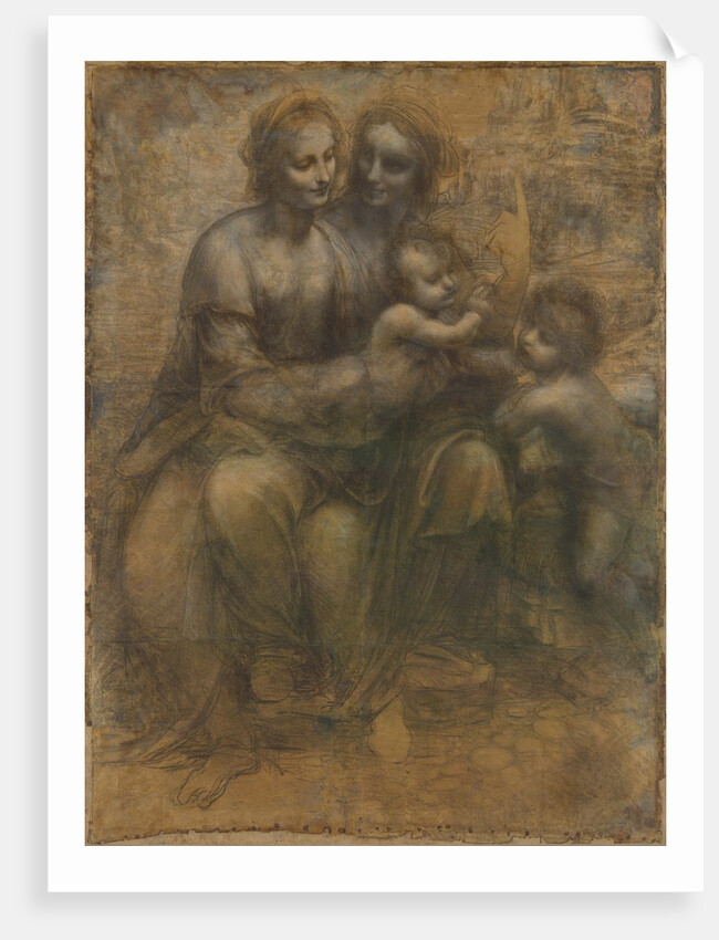 The Virgin and Child with Saint Anne and Saint John the Baptist by Leonardo da Vinci