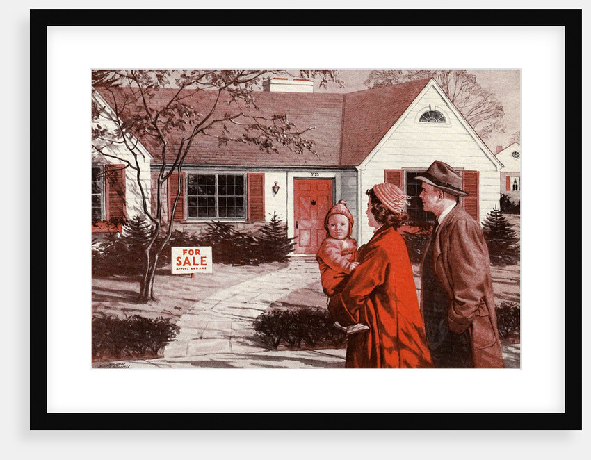 Young family looking at house for sale by Anonymous