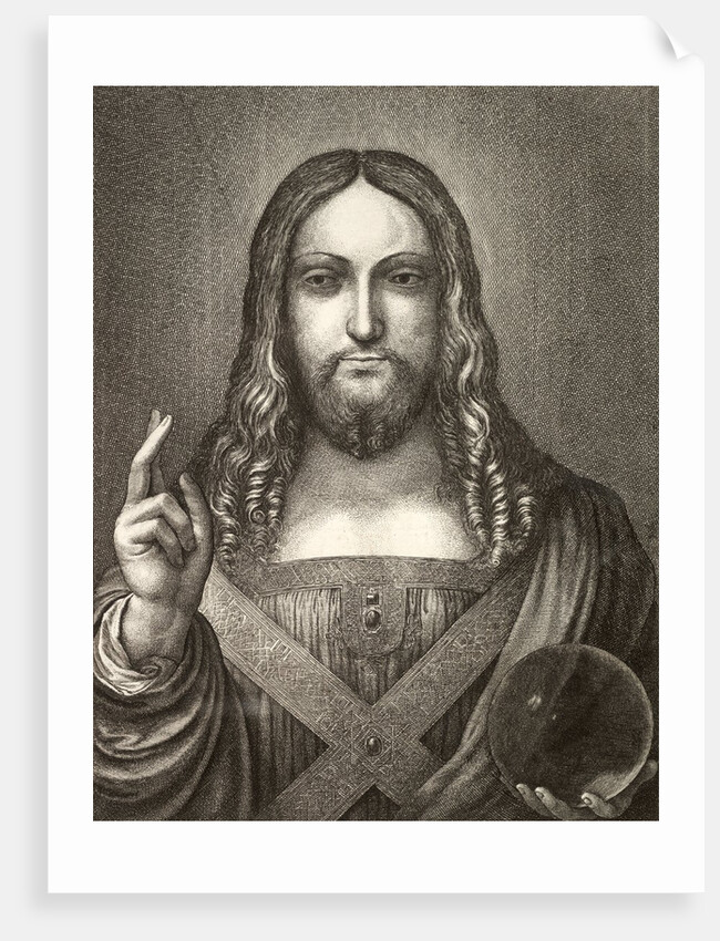 Salvator Mundi by Wenceslaus Hollar