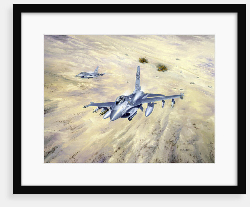 American fighter jets during Desert Storm by Anonymous