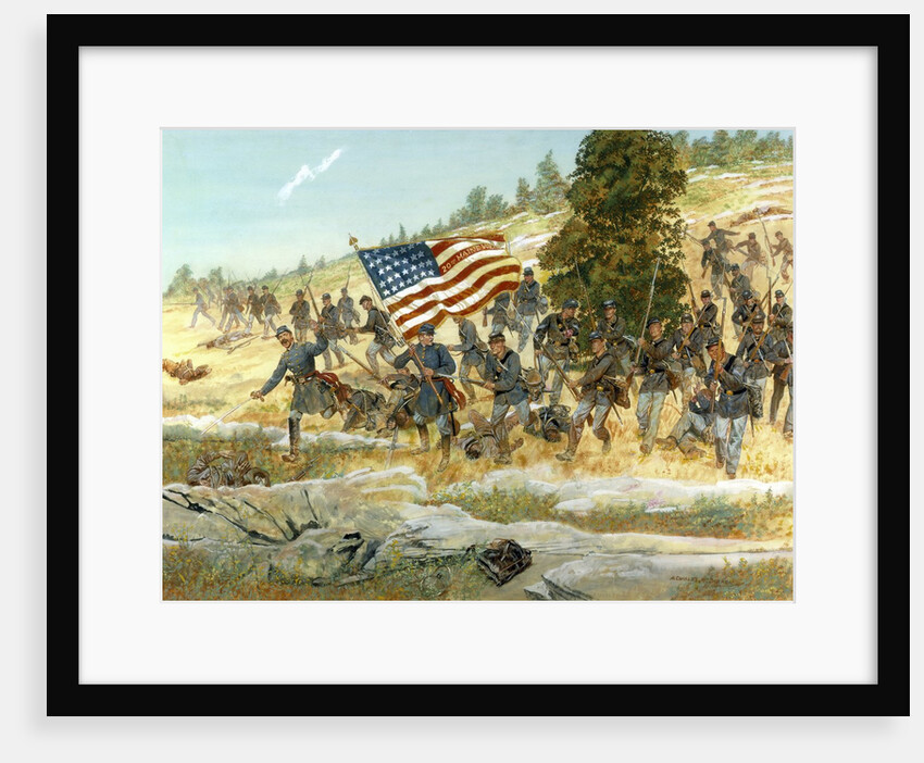 The Battle of Gettysburg by Anonymous