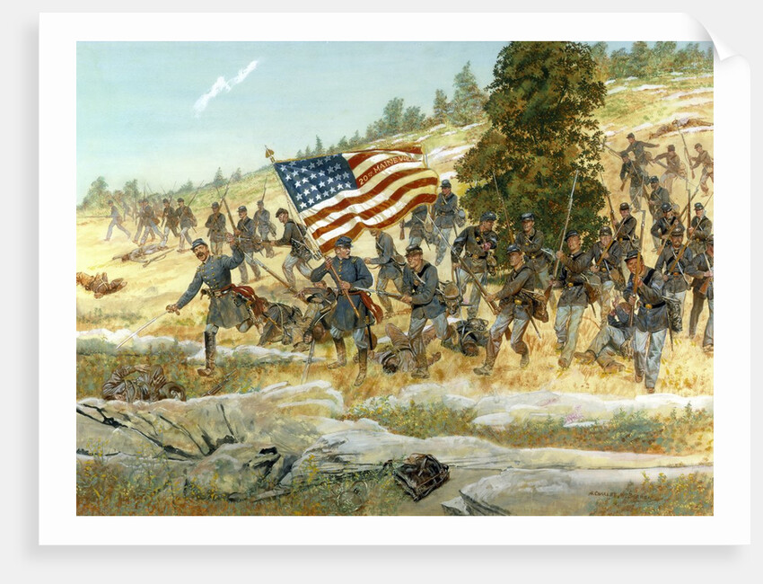 The Battle of Gettysburg by Anonymous