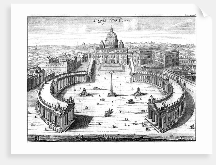 St. Peter's Basilica, Rome, 1702 by Anonymous