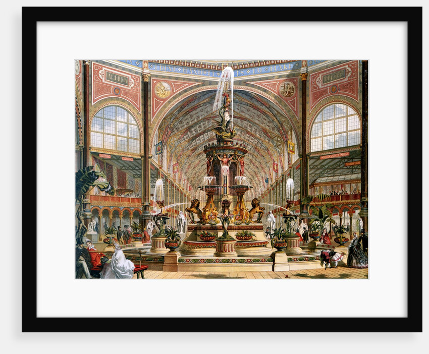 Interior of the Crystal Palace during the International Exhibition, 1862 by Anonymous