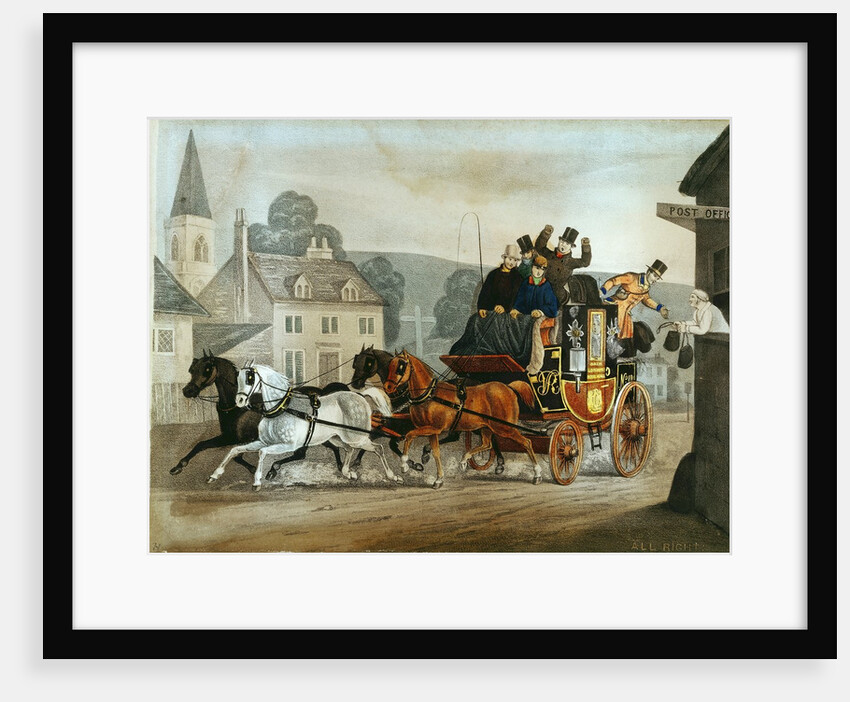 Mail coach on the Bath to London run by Anonymous