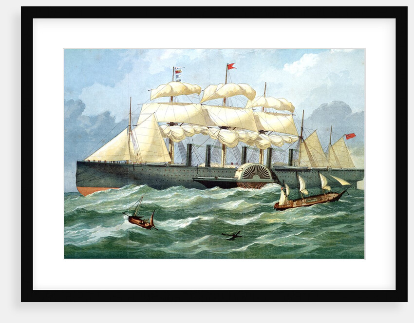 IK Brunel's steam ship 'Great Eastern' by Anonymous