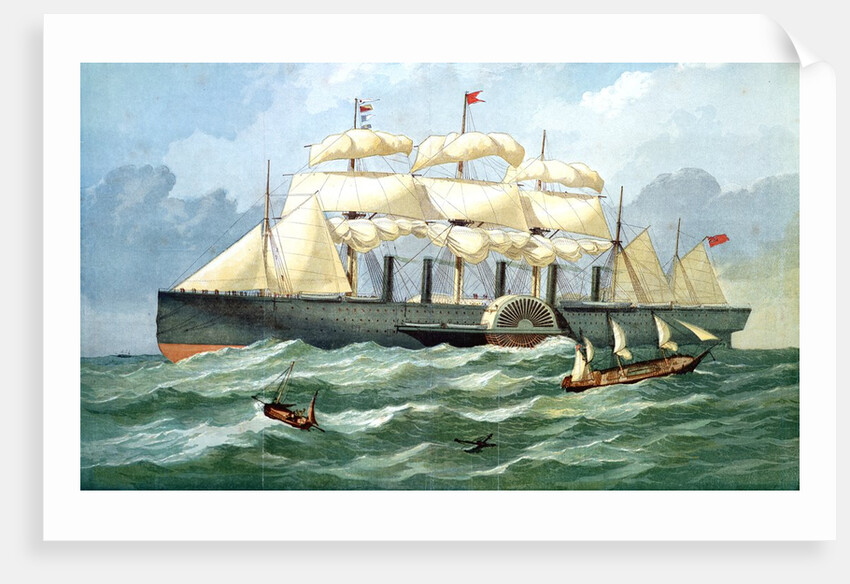 IK Brunel's steam ship 'Great Eastern' by Anonymous