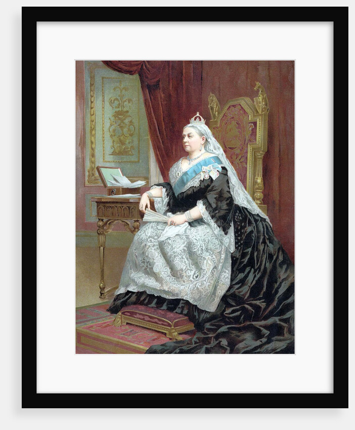 Queen Victoria at the time of her Golden Jubilee in 1887 by Anonymous