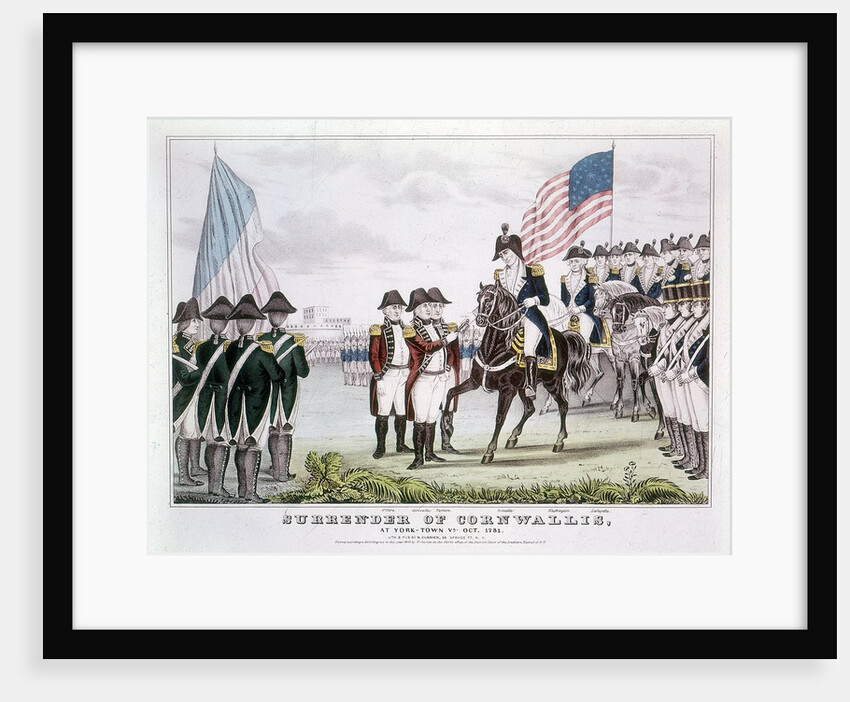 Surrender of Cornwallis at Yorktown by Anonymous