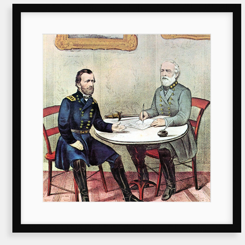 Meeting of Generals Grant and Lee by Anonymous