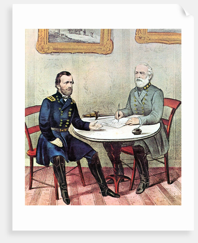 Meeting of Generals Grant and Lee by Anonymous
