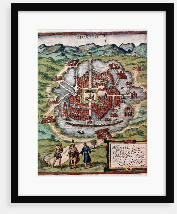Mexico City in the early 16th century by Anonymous