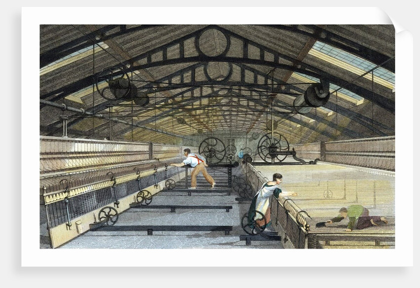 Cotton manufacturing in early 19th century by Anonymous