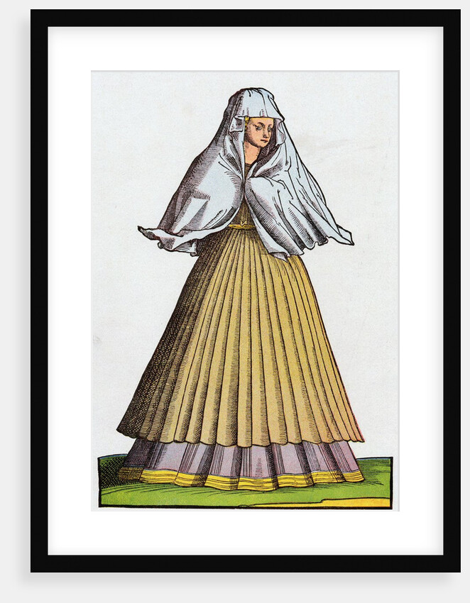 Roman prostitute or courtesan in street dress by Anonymous