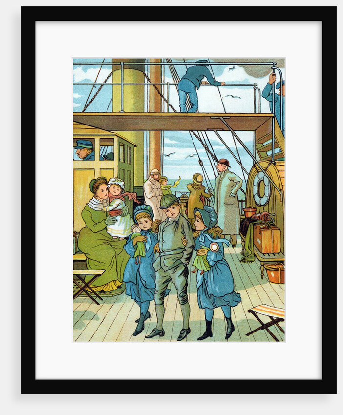 English family travelling to France by Anonymous