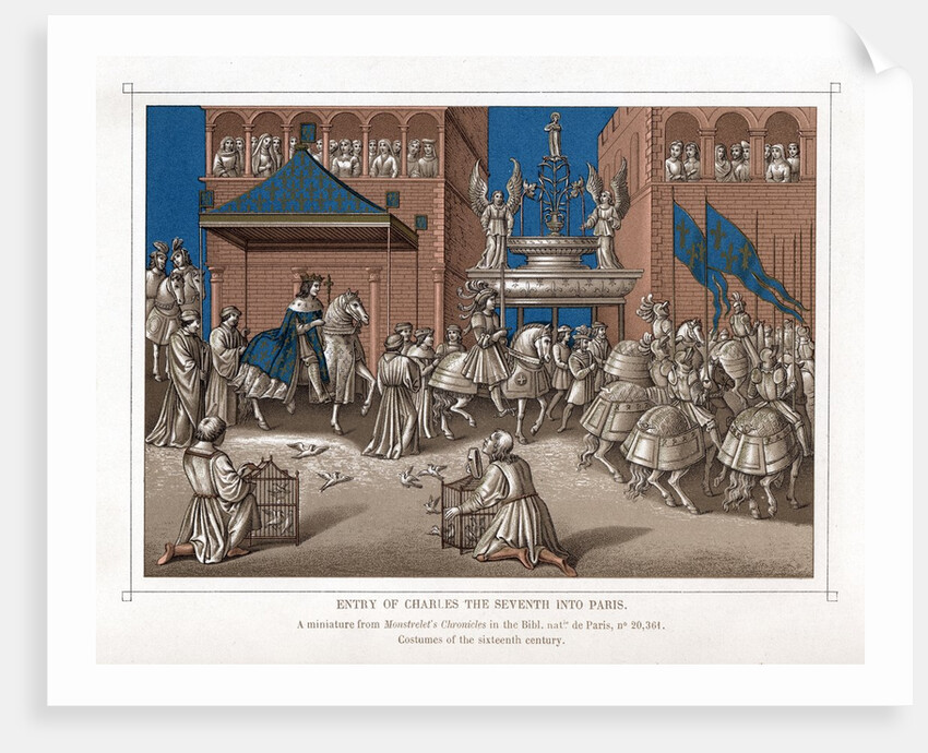Triumphal entry of Charles VII into Paris by Anonymous