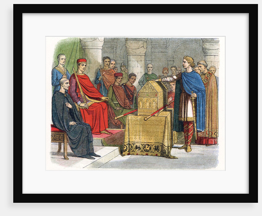 Harold II swearing fidelity to Duke William of Normandy, 1066 by Anonymous