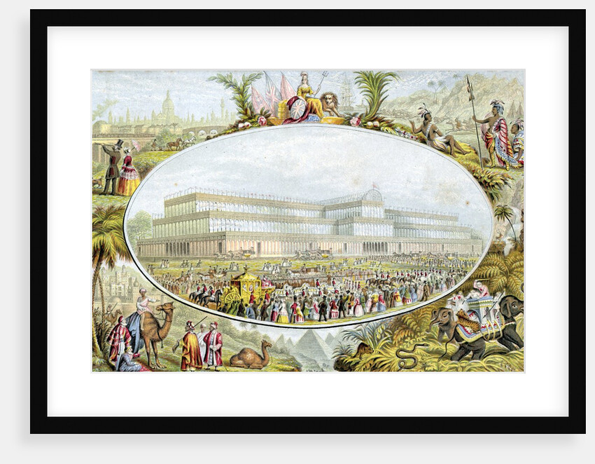 Queen Victoria arriving to open the Great Exhibition at the Crystal Palace, London, 1851 by Anonymous