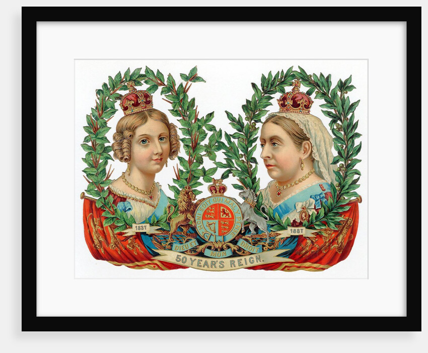 Souvenir for Queen Victoria's Golden Jubilee in 1887 by Anonymous