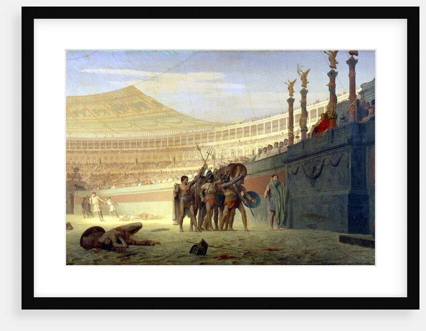 Hail Caesar! We Who Are About to Die Salute You by Jean-Leon Gerome