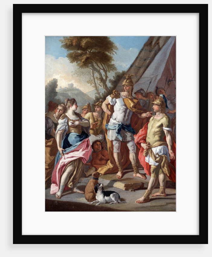 Sisygambis, Mother of Darius III, Mistakes Hephistion for Alexander the Great by Francesco de Mura